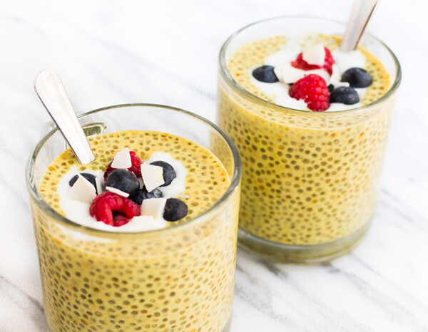 <strong>Golden Milk</strong> Chia Pudding